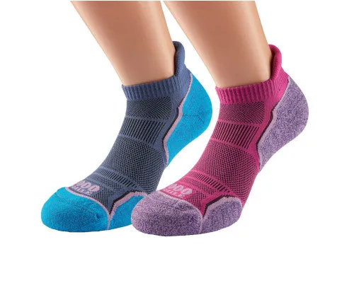 1000 Mile Run Socklet - Twin Pack