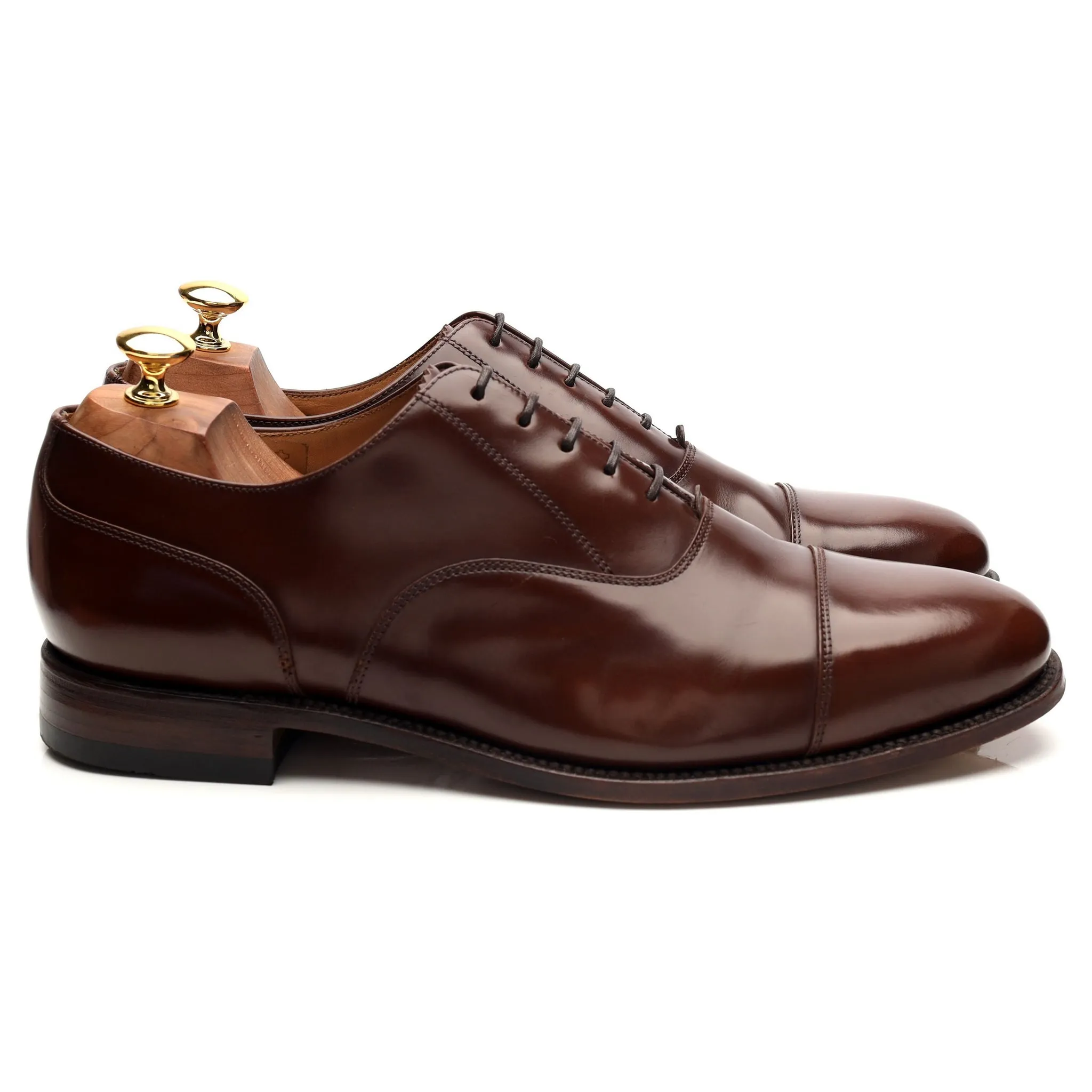 '200' Brown Leather Oxford UK 10 G