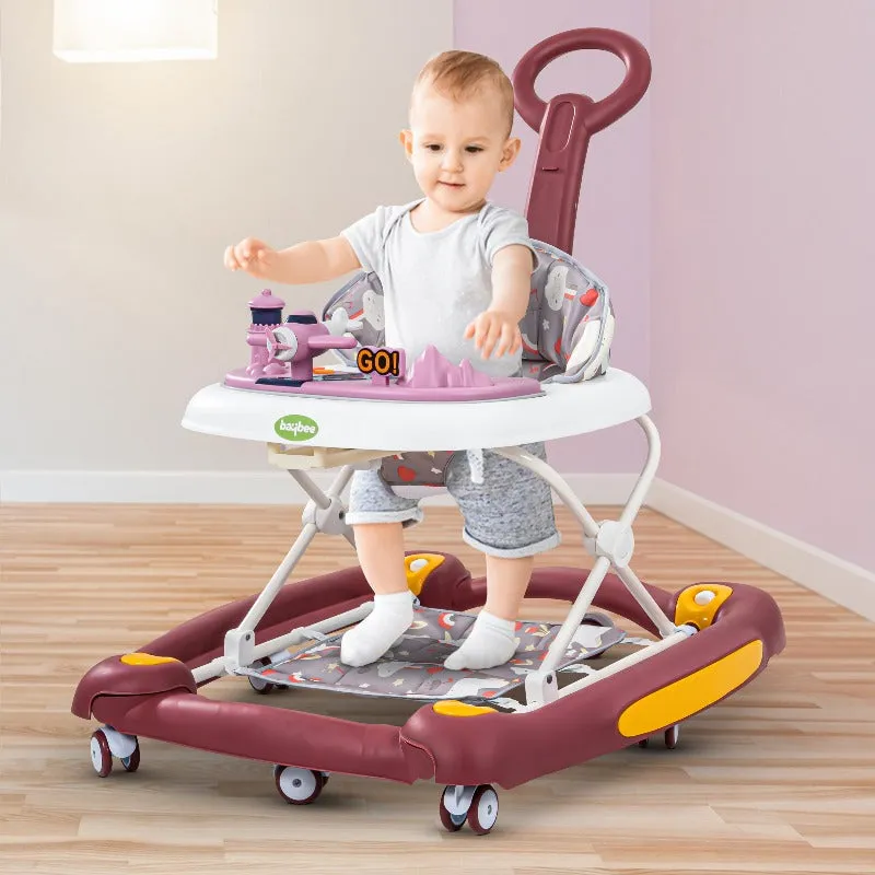 3 in 1 Staffy Baby Walker with Push Handle & 3 Adjustable Height (9 Months to 1.5 Years)