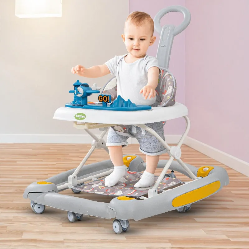 3 in 1 Staffy Baby Walker with Push Handle & 3 Adjustable Height (9 Months to 1.5 Years)