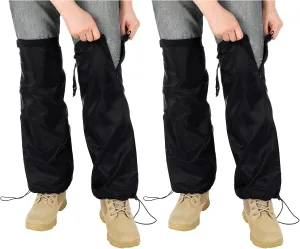 4 Pcs Lawn Care Leg Gaiters Garden Trimming Weeding Leg Protectors Waterproof Adjustable Boot Guards for Men and Women Landscaping Farm Working Outdoor Hunting Hiking
