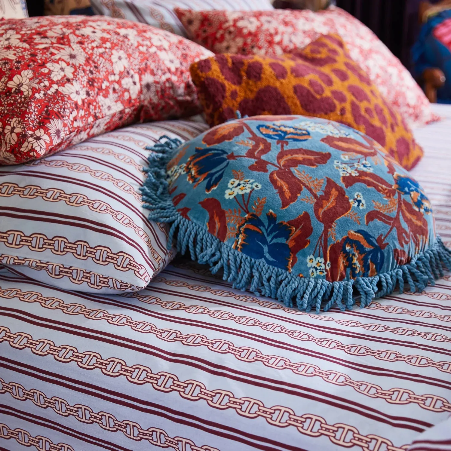Acadia Cotton Sheets - Cirrus - Queen