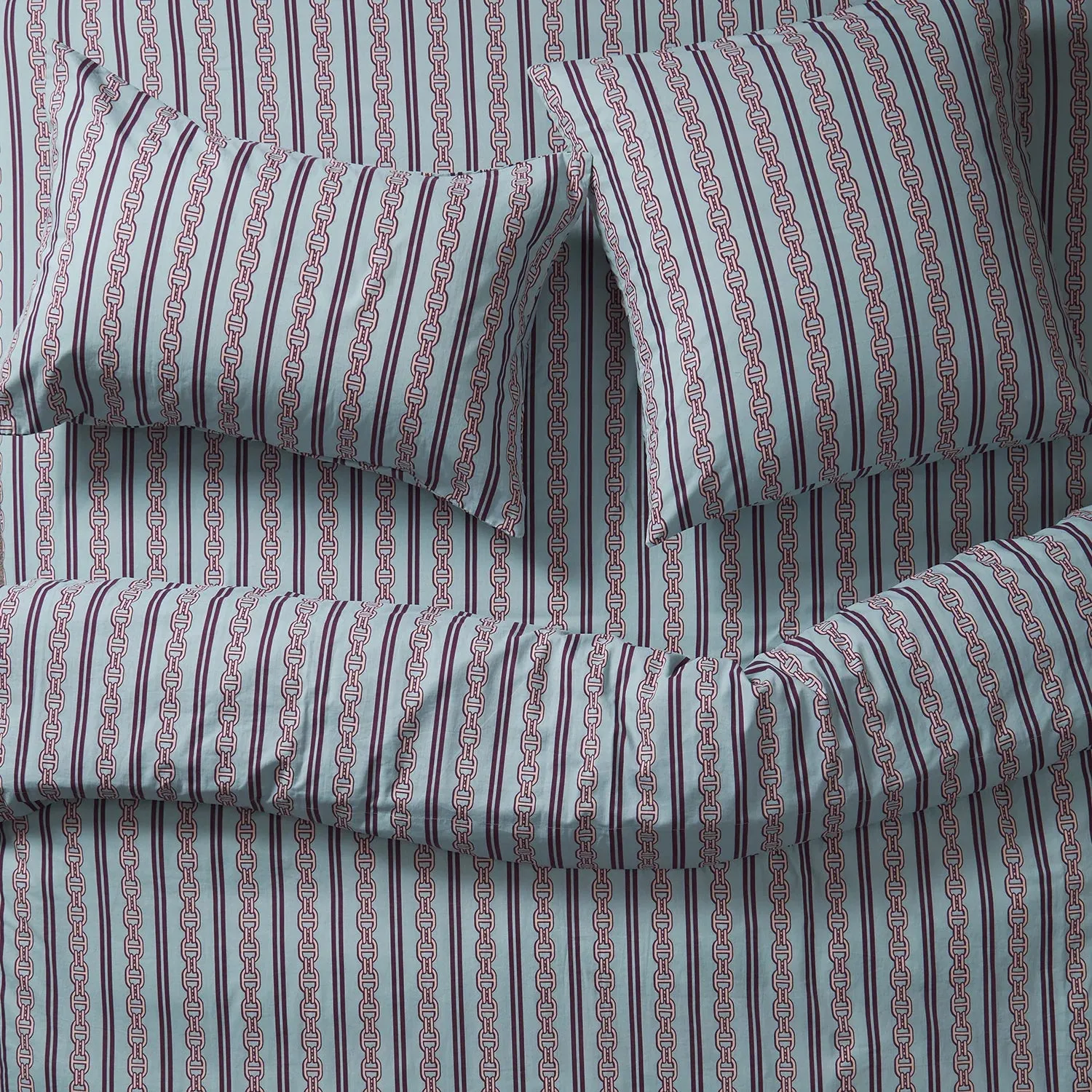 Acadia Cotton Sheets - Cirrus - Queen