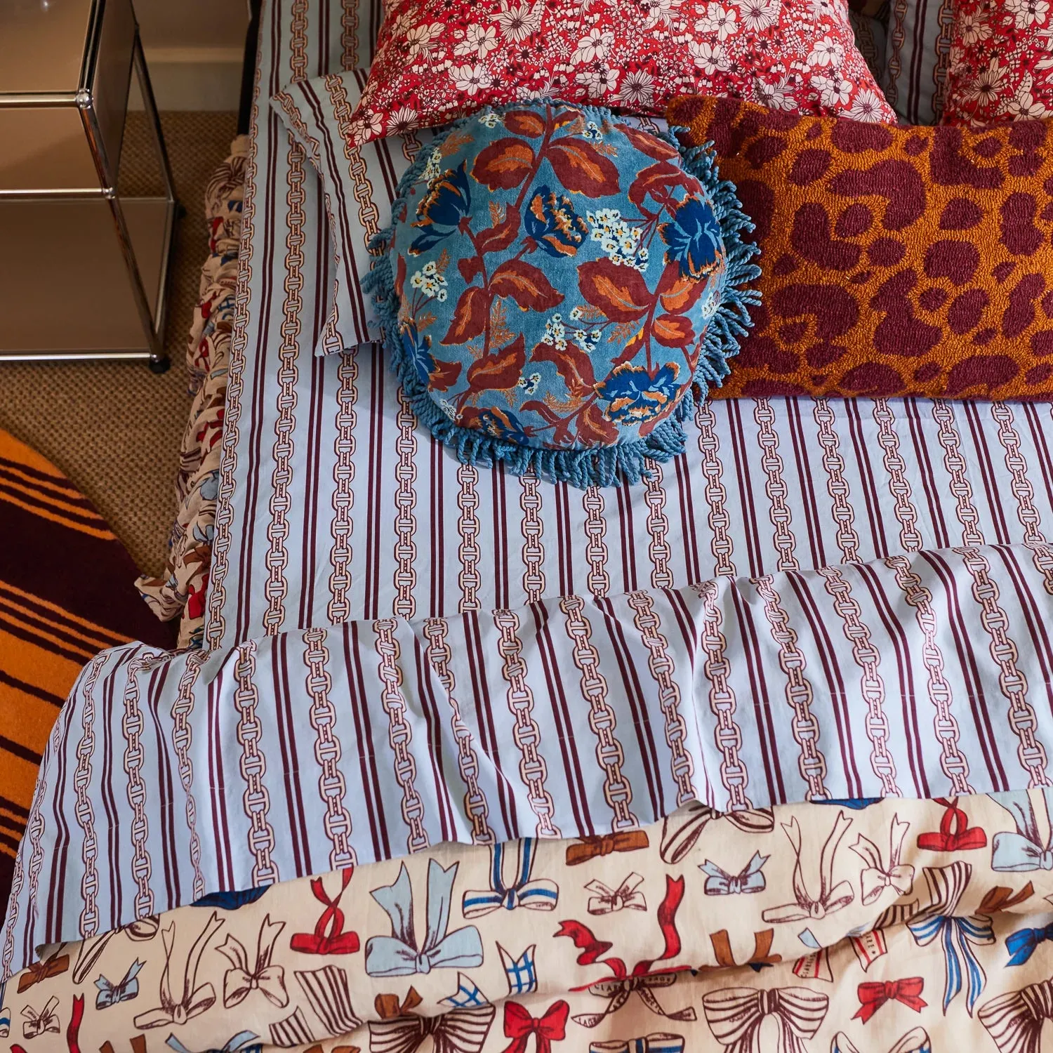 Acadia Cotton Sheets - Cirrus - Queen