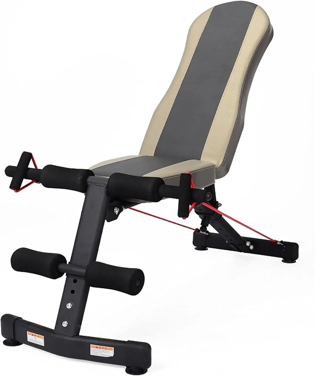 Adjustable Weight Bench Sit-ups Bench for Full Body Workout Foldable Workout Bench Home Gym Weightlifting and Strength Training Multi-Purpose Bench Portable Exercise Bench
