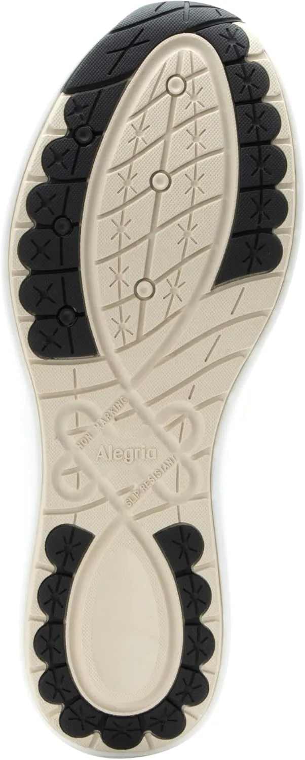 Alegria Women's Eazeer Lightweight Fashion Sneaker with Cork Footbed for Arch Support and Side Zipper for Easy Slip On and Off