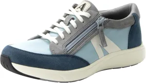Alegria Women's Eazeer Lightweight Fashion Sneaker with Cork Footbed for Arch Support and Side Zipper for Easy Slip On and Off