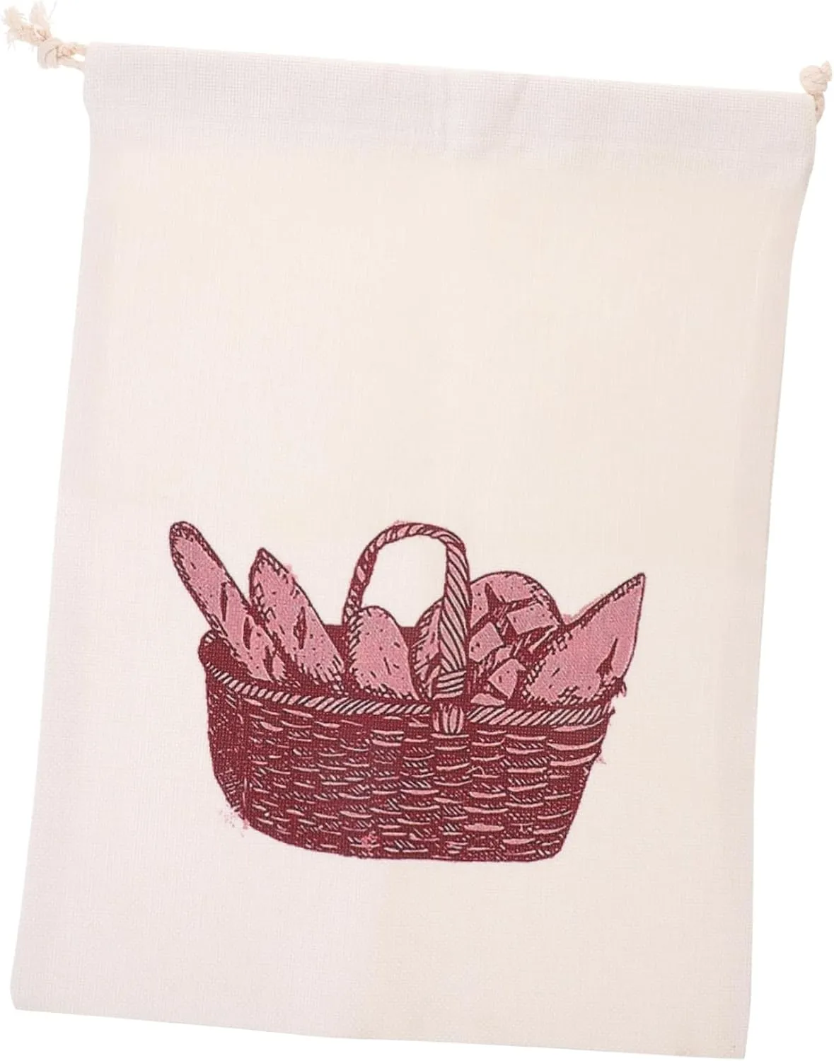 Alipis Travel Food Hanger Bread Bag Washable Drawstring Home Storage College Dorm