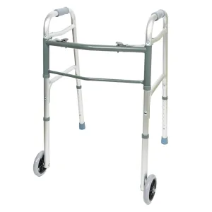 Aluminum Two-Button Folding Upright Walker
