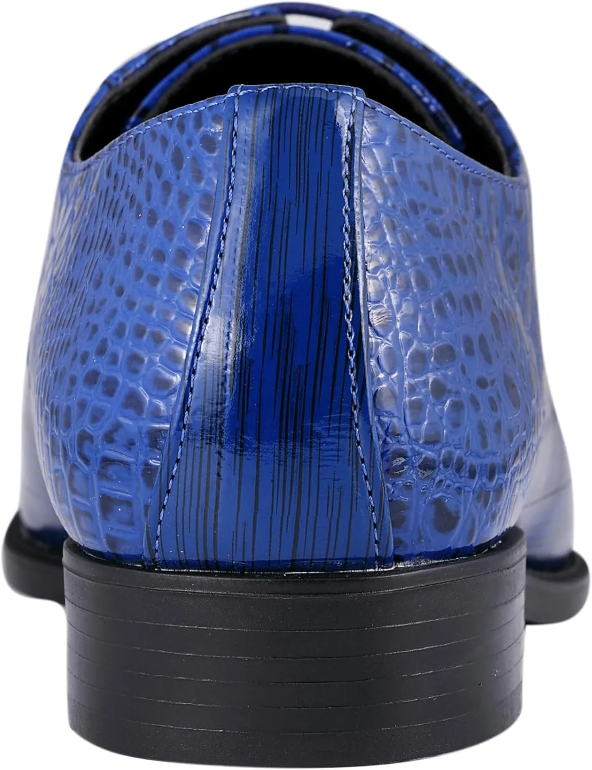 Amali Harvey Fashion Mens Dress Exotic Shoes Croco Lace up Oxford Formal Shoe for Men