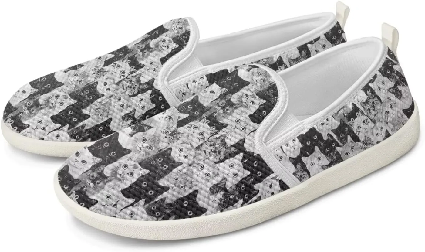 Animal Print Running Shoes | Flats for Women | Tennis Shoes | Slip Resistant Work Shoes