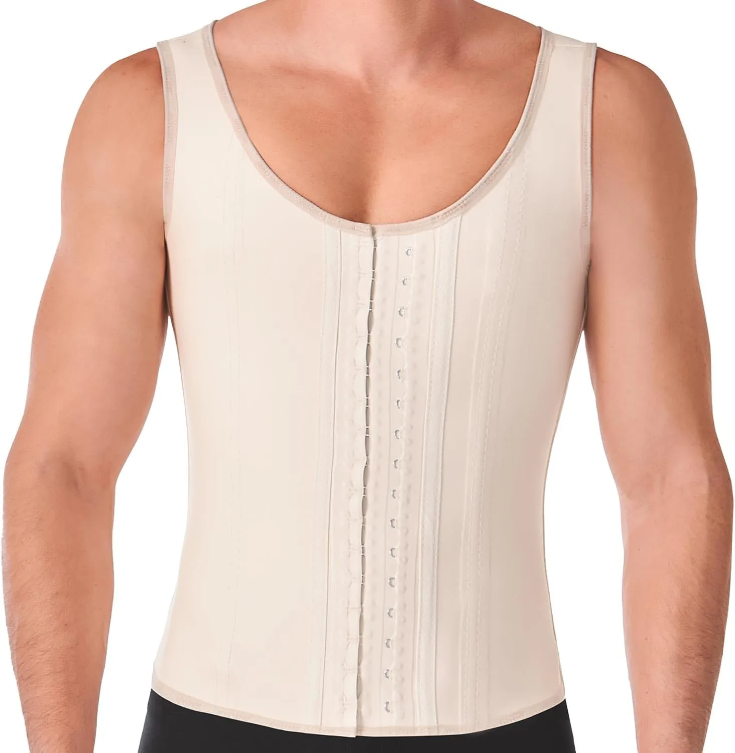 Ann Chery 2033 Men's Latex Girdle Vest|High Compression, Abdominal Control for a Defined Sculpted Silhouette| Men’s Shapewear