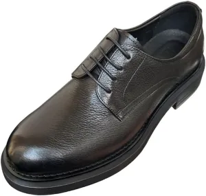 Anti-Slip Block Heel Formal Oxfords Men's Leather Lace Up Shoes Soft Bottom Casual Shoes for Formal and Everyday Wear