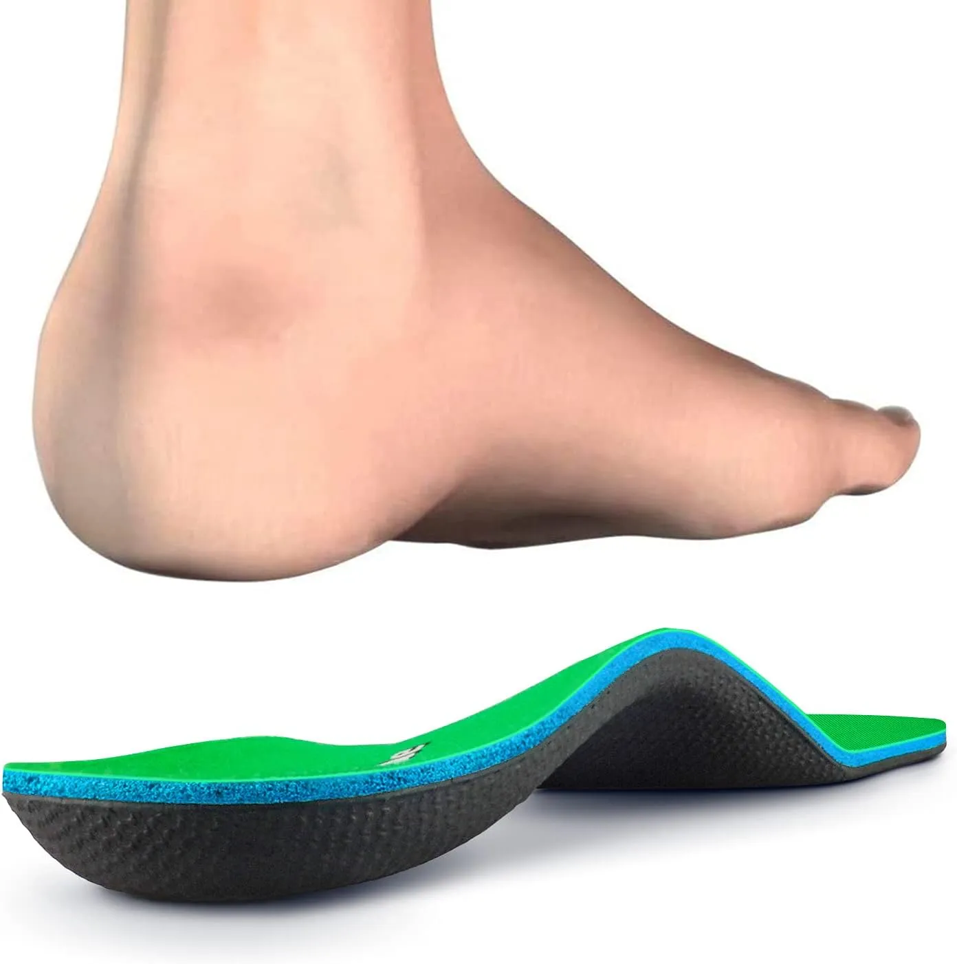 Arch Support Insoles for Women & Men, Orthotic Shoe Inserts for Flat Feet, Plantar Fasciitis, Foot Pain, Overpronation(10-10.5 Women/8-8.5 Men)