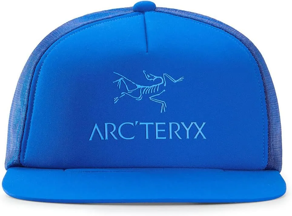 Arc'teryx Logo Flat Brim Trucker Hat | Flat-Brim Performance Trucker