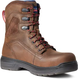 Ariat Men's Turbo 8" Usa Assembled Waterproof Carbon Toe Work Boot