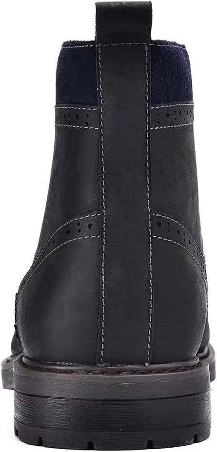 Arkbird Chelsea Ankle Boots for Men Genuine Leather Oxford Casual and Formal Dress Boot