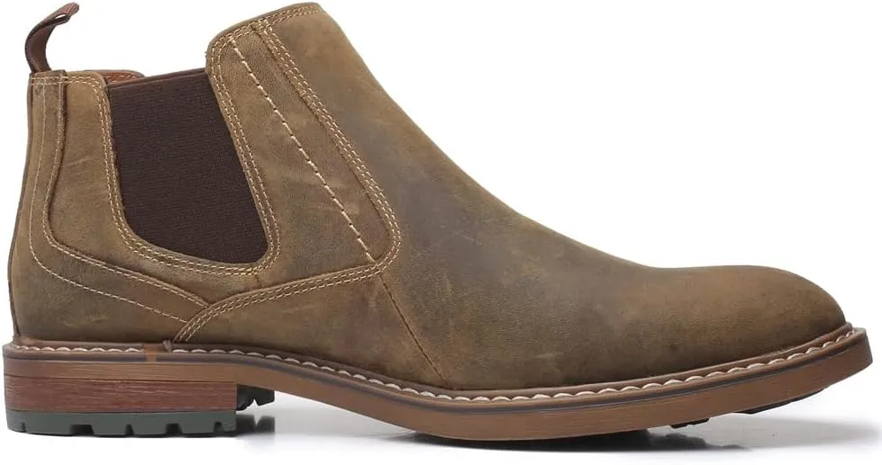 Arkbird Chelsea Ankle Boots for Men Genuine Leather Oxford Casual and Formal Dress Boot