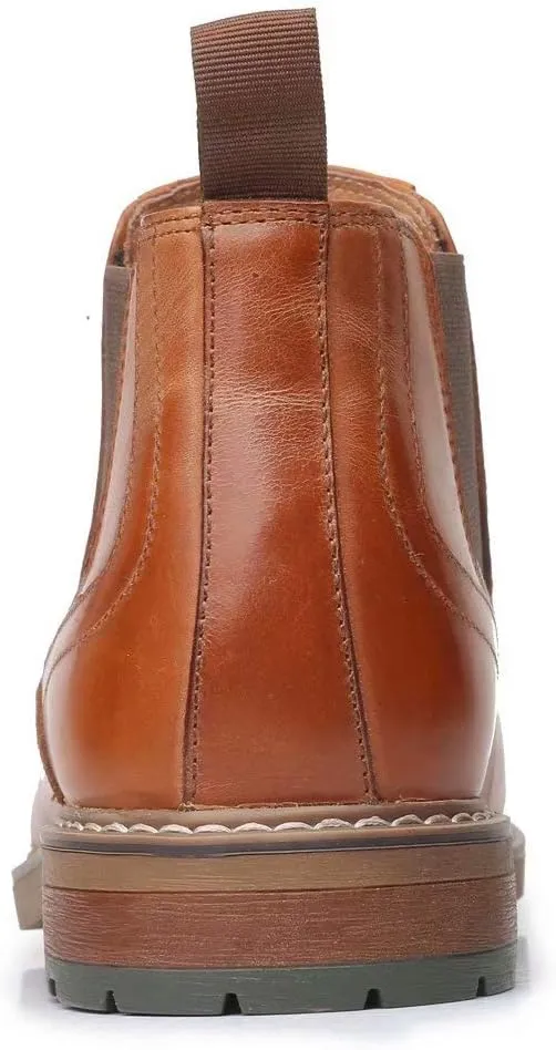 Arkbird Chelsea Ankle Boots for Men Genuine Leather Oxford Casual and Formal Dress Boot