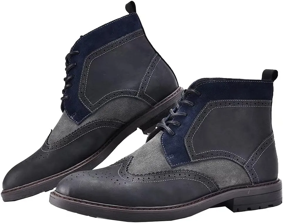 Arkbird Chelsea Ankle Boots for Men Genuine Leather Oxford Casual and Formal Dress Boot