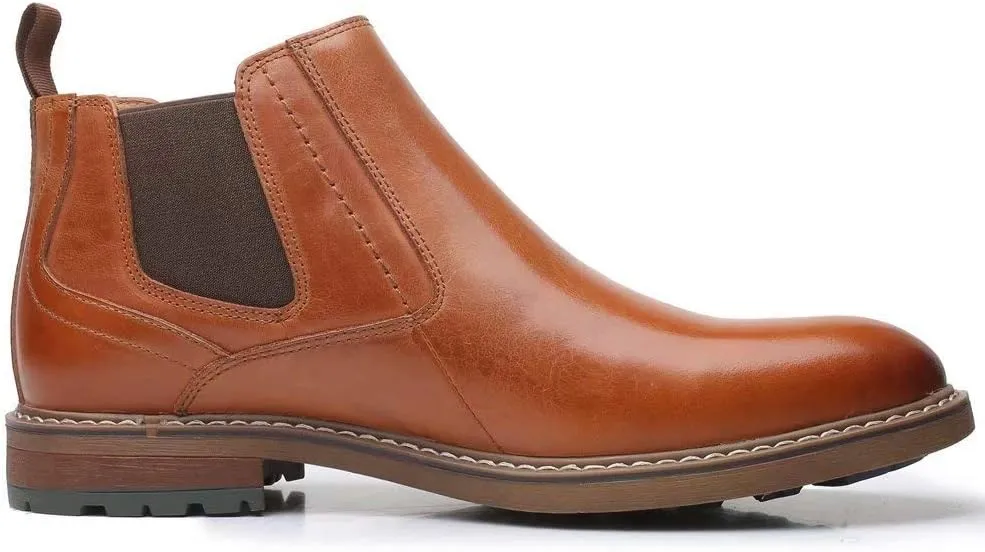 Arkbird Chelsea Ankle Boots for Men Genuine Leather Oxford Casual and Formal Dress Boot
