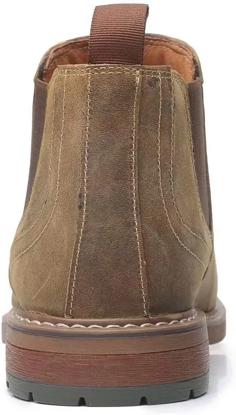 Arkbird Chelsea Ankle Boots for Men Genuine Leather Oxford Casual and Formal Dress Boot
