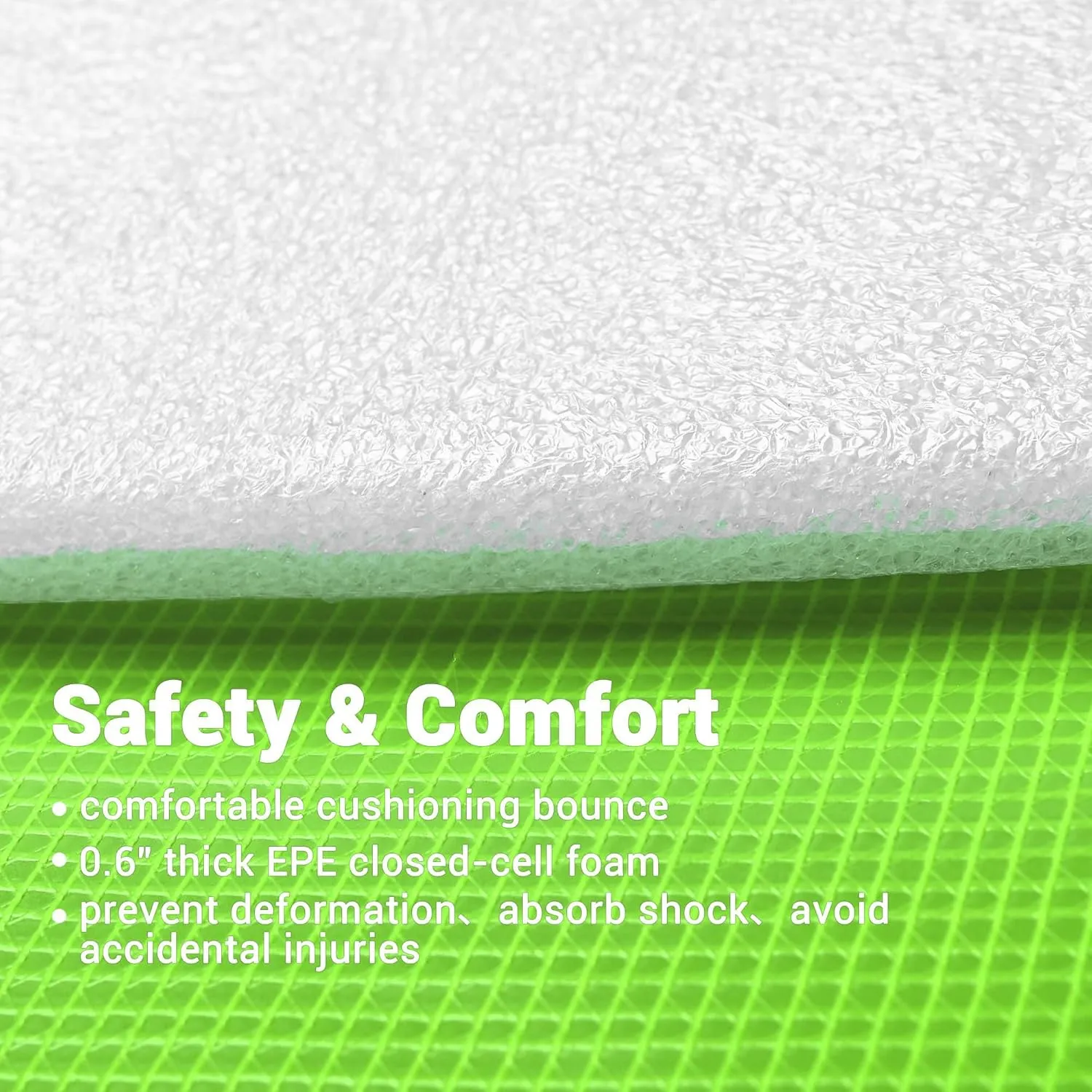 AW 12/13/14/15FT Trampoline Spring Cover Replacement Trampoline Safety Pad Trampoline Accessories, UV-Resistant, PVC EPE Foam Protection Blue/Multicolor/Green