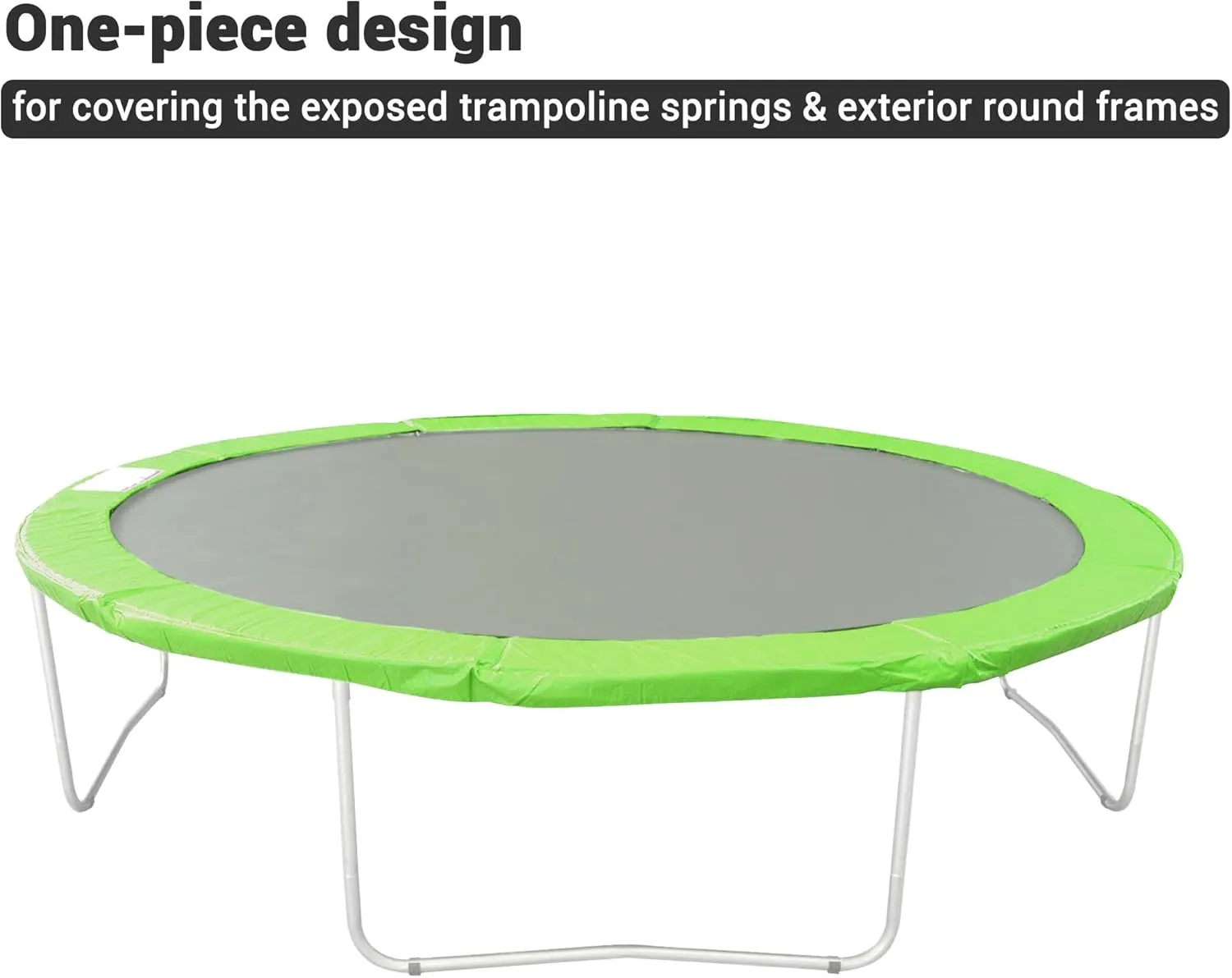 AW 12/13/14/15FT Trampoline Spring Cover Replacement Trampoline Safety Pad Trampoline Accessories, UV-Resistant, PVC EPE Foam Protection Blue/Multicolor/Green