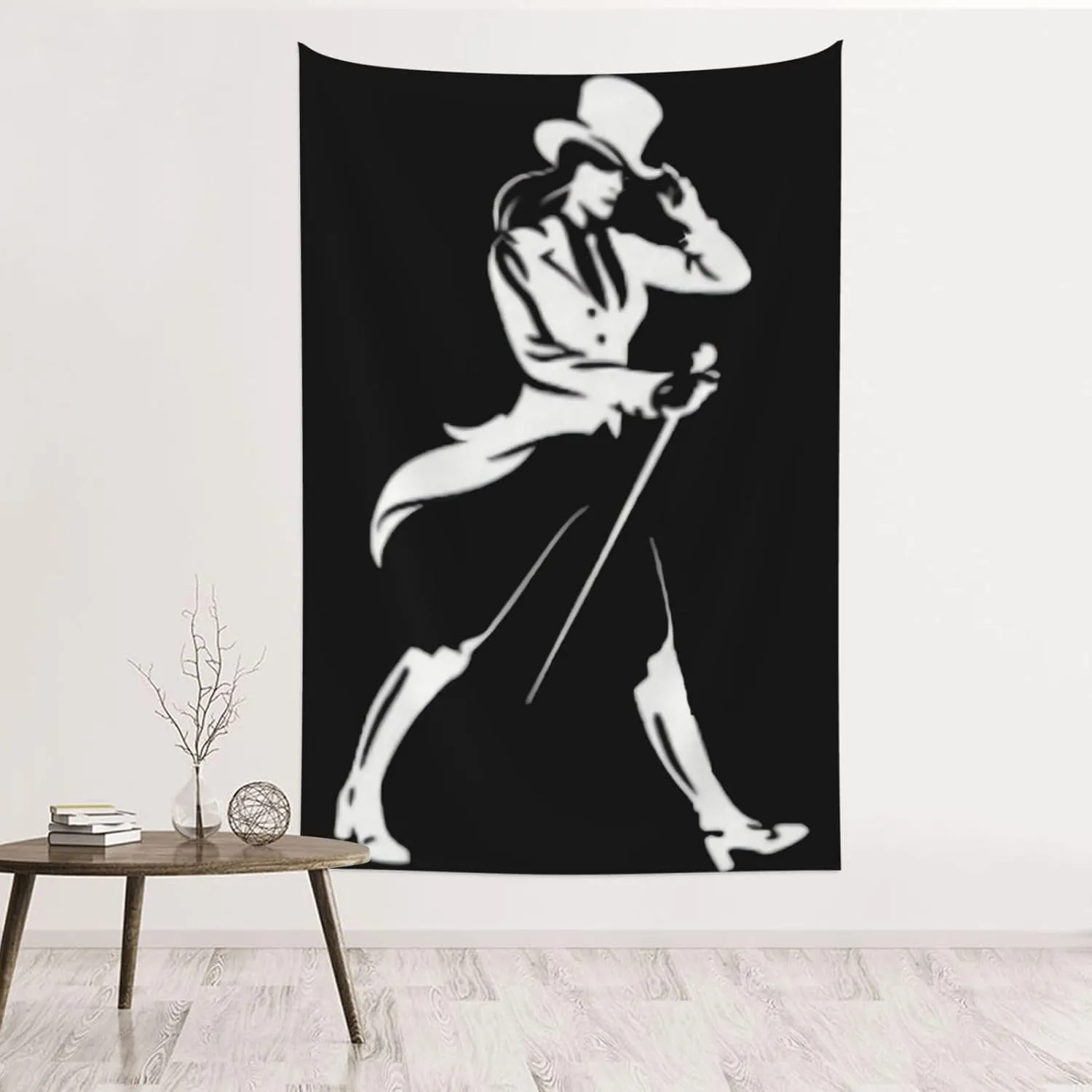 AXZ8STOB Johnnie music and Walker Tapestry Wall Hanging Polyester Art Decor Soft And Comfortable Suitable For Home Decoration For Living Room Bedroom 60"X40" Inch