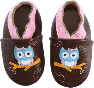 Baby Moccasins Soft Leather Toddler First Walker Shoes