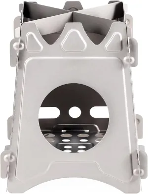 Backpacking Stove Survival Wood Burning Portable Foldable Ultralight Stove/a