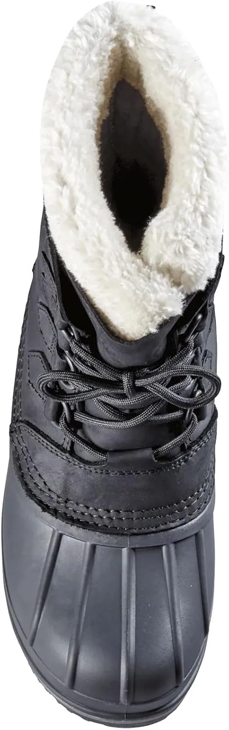 Baffin Women's CANADA Winter Boots | Waterproof Insulated Leather Boots for Cold Weather | Faux-Fur Collar & GelFlex Midsole