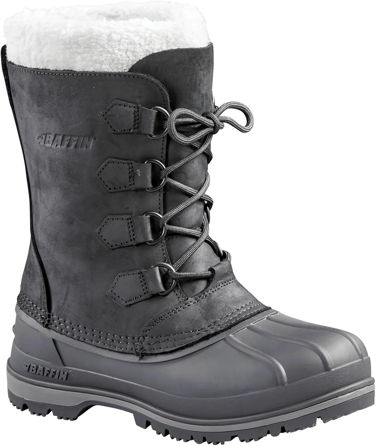 Baffin Women's CANADA Winter Boots | Waterproof Insulated Leather Boots for Cold Weather | Faux-Fur Collar & GelFlex Midsole