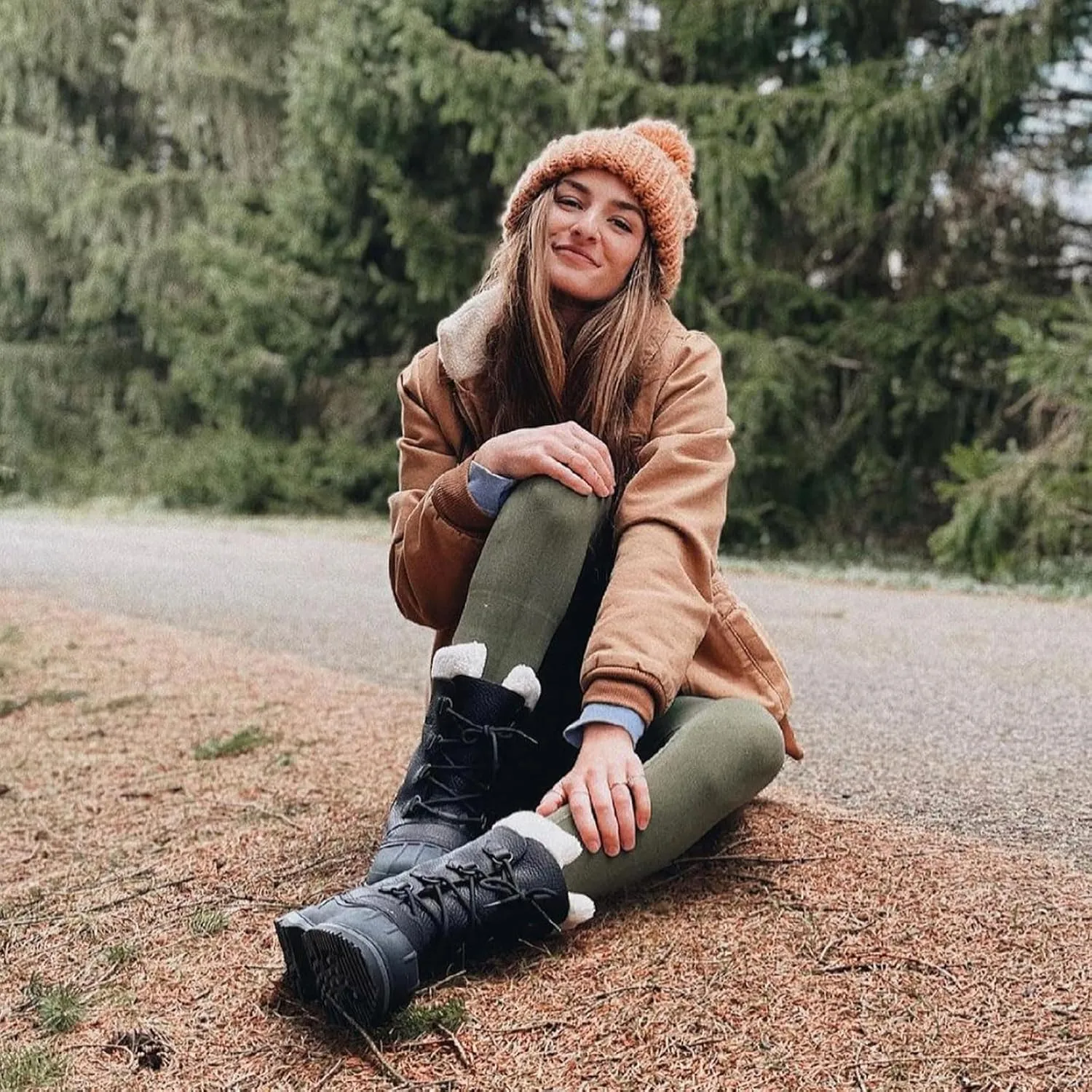Baffin Women's CANADA Winter Boots | Waterproof Insulated Leather Boots for Cold Weather | Faux-Fur Collar & GelFlex Midsole