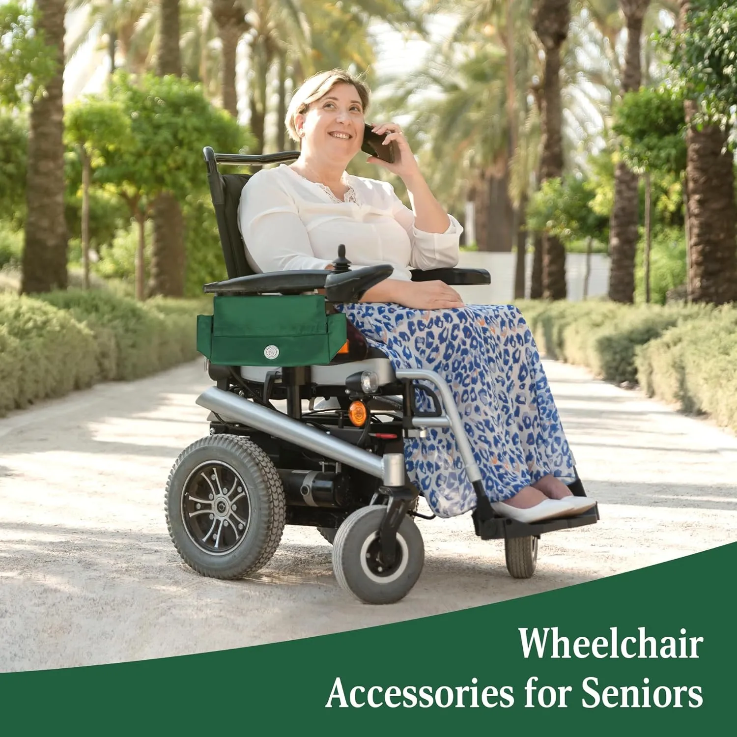 Bags for Wheelchairs, Walkers, Rollators, Motorized Scooters. Keep Your Items Nearby and Hidden from View. Pack of 2 Bags