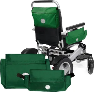 Bags for Wheelchairs, Walkers, Rollators, Motorized Scooters. Keep Your Items Nearby and Hidden from View. Pack of 2 Bags