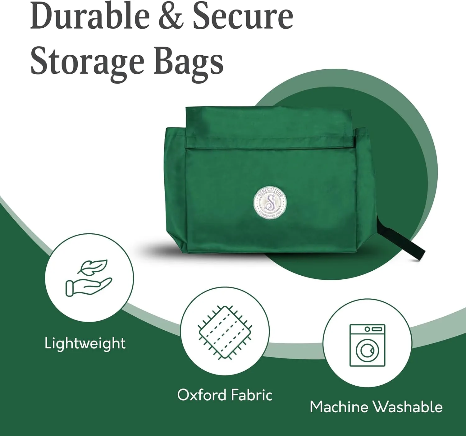 Bags for Wheelchairs, Walkers, Rollators, Motorized Scooters. Keep Your Items Nearby and Hidden from View. Pack of 2 Bags