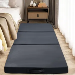 BALAPET Floor Lounger Pillow,Foldable Soft Memory Foam Floor Pillow Portable 3-Piece Folding Pillow with Handle,Suit for Meditation,Playing,Yoga,Reading,Sleeping(Dark Gray)