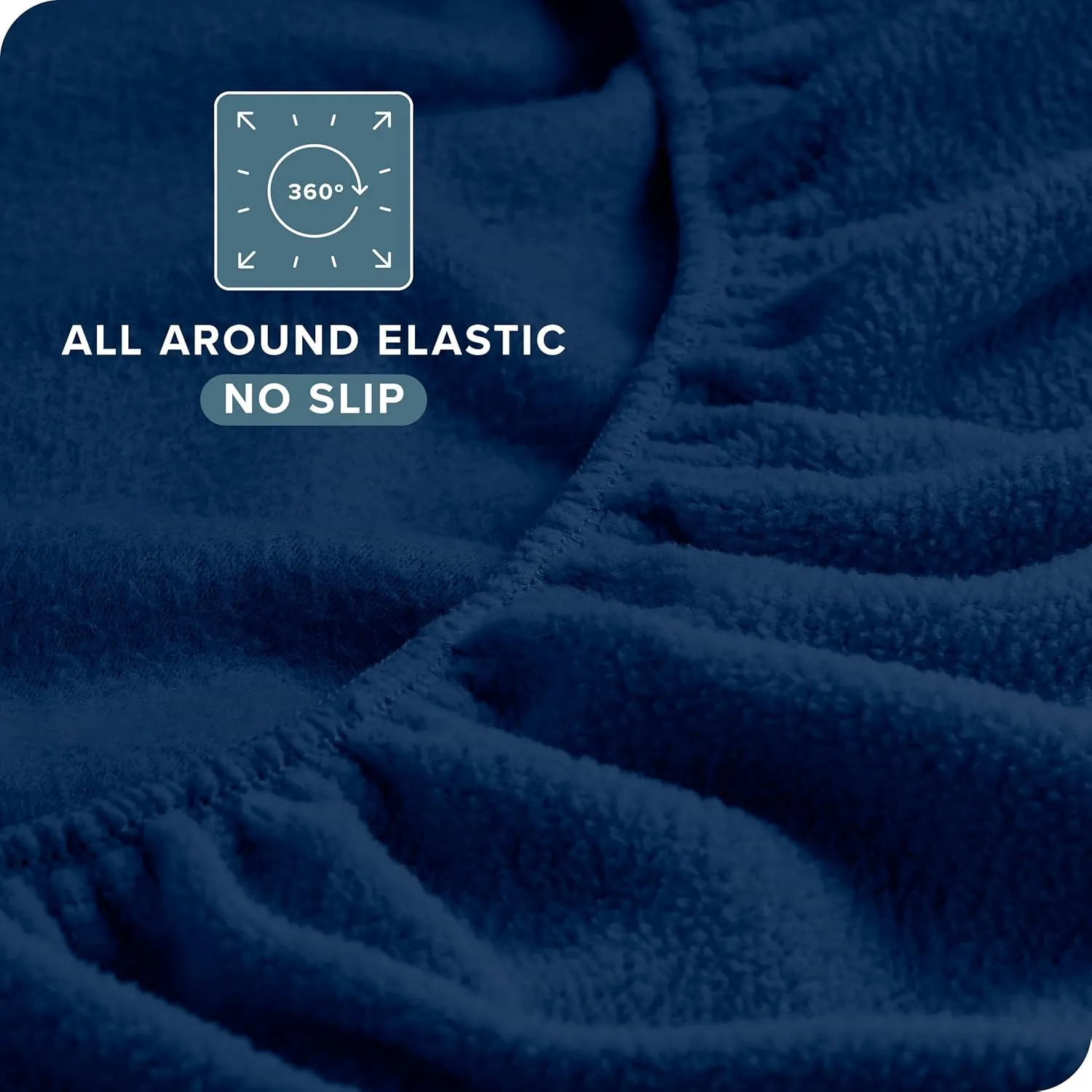 Bare Home Super Soft Fleece Sheet Set - King Size - Extra Plush Polar Fleece, Pill-Resistant Bed Sheets - All Season Cozy Warmth, Breathable & Hypoallergenic (King, Dark Blue)