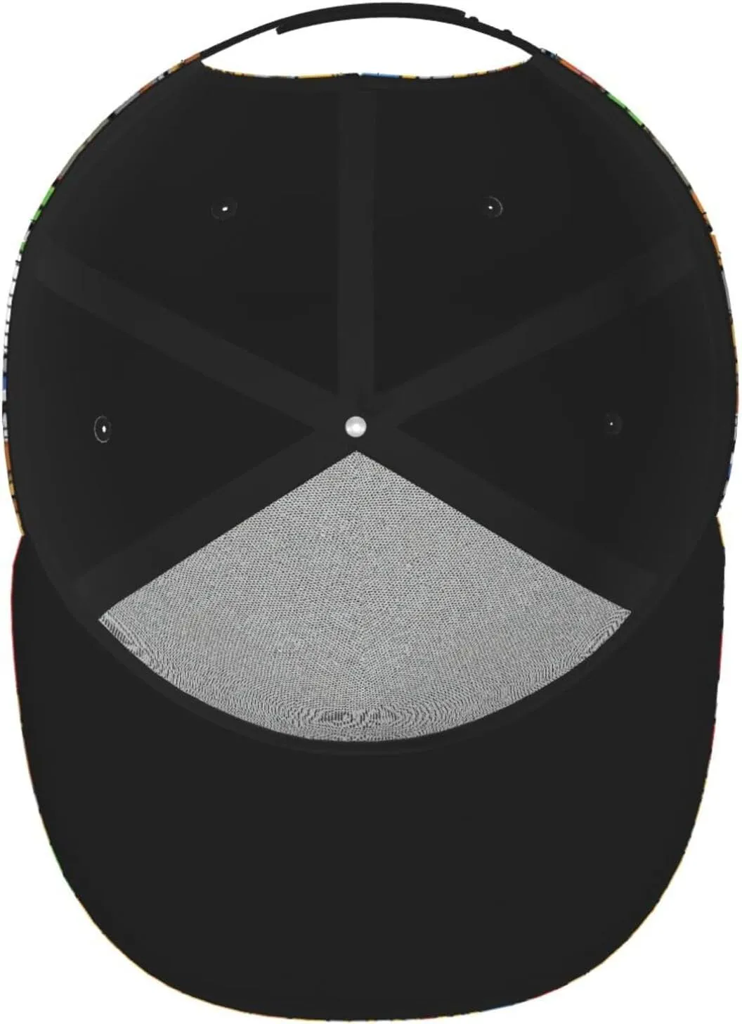 Baseball Cap, Flat Brim Snapback Hat, Unisex