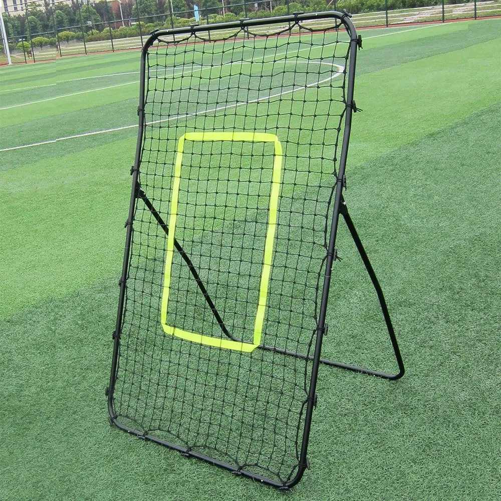 Baseball Rebounder and Fielding Trainer, Perfect Youth Baseball Training Equipment, Heavy Duty All-Weather Steel Construction 55 x 36 Inch