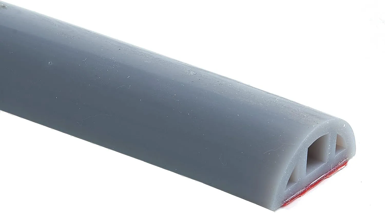 Bathroom Foldable Block water Stopper sealing strip shower threshold dam Self-adhesive silicone shower barrier (39 Inch-Grey)