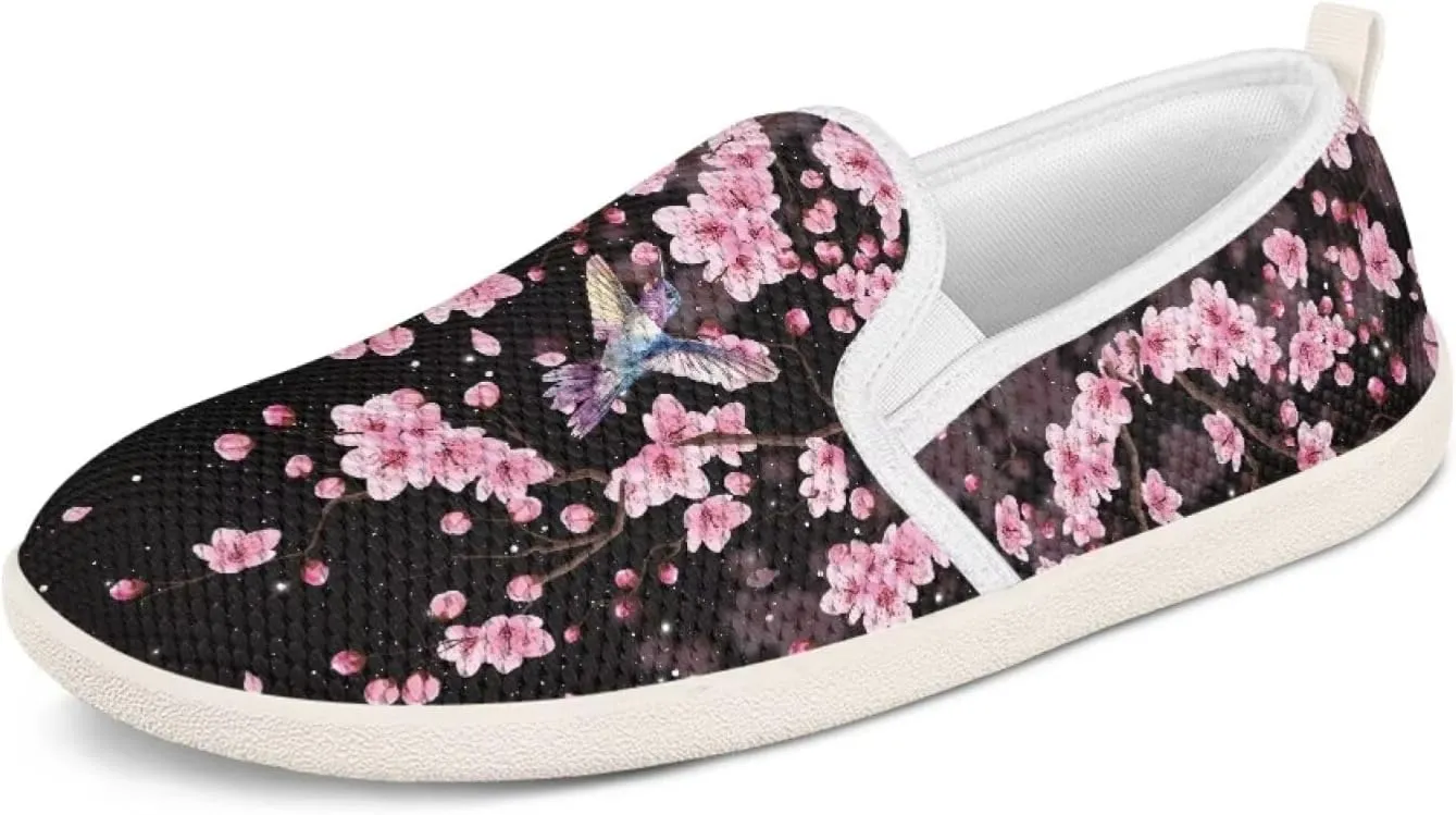 Binienty Women's Breathable Flats Shoes, Soft Slip on Loafers Flats Cozy Lightweight Walking Sneakers US 5.5-10.5
