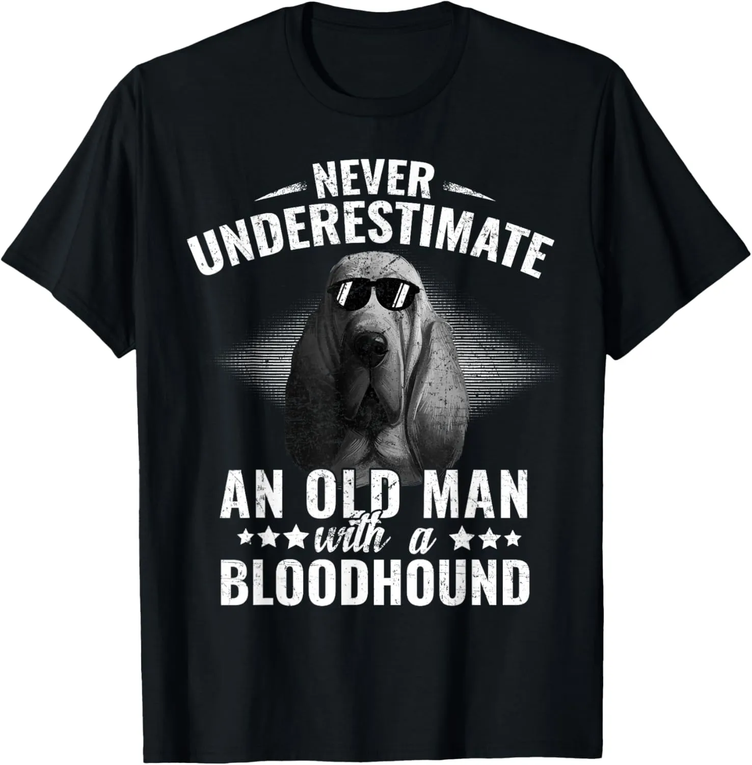 Bloodhound Dog Dad Funny Dog Lover Gift T-Shirt