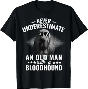 Bloodhound Dog Dad Funny Dog Lover Gift T-Shirt