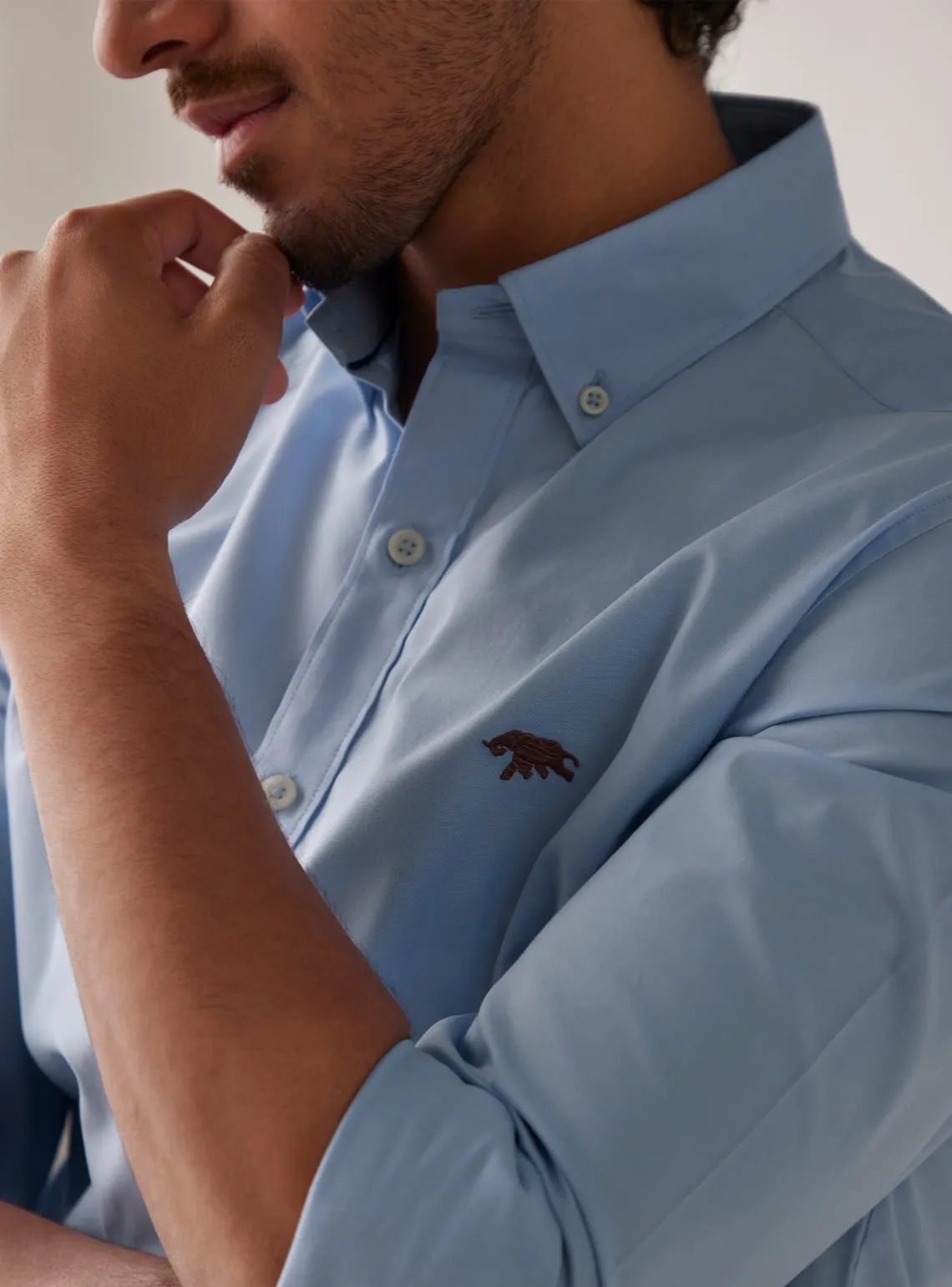 Blue Dawn Burgundy Mark Shirt