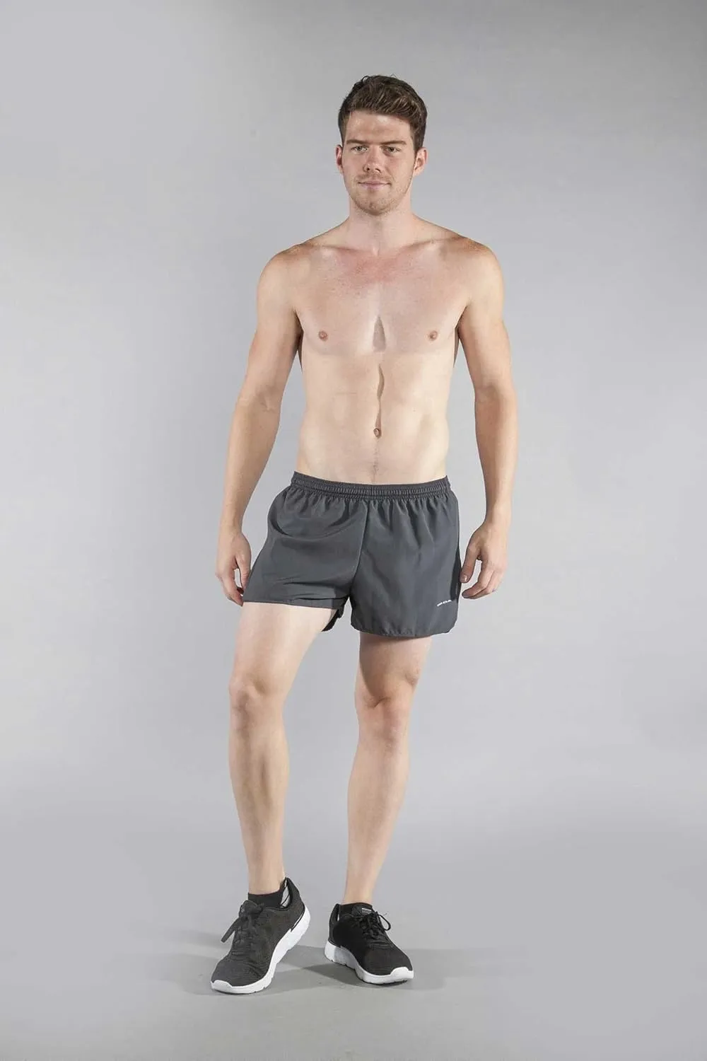 BOA Mens 3" Half Split Trainer Solid Running Short (1206B)