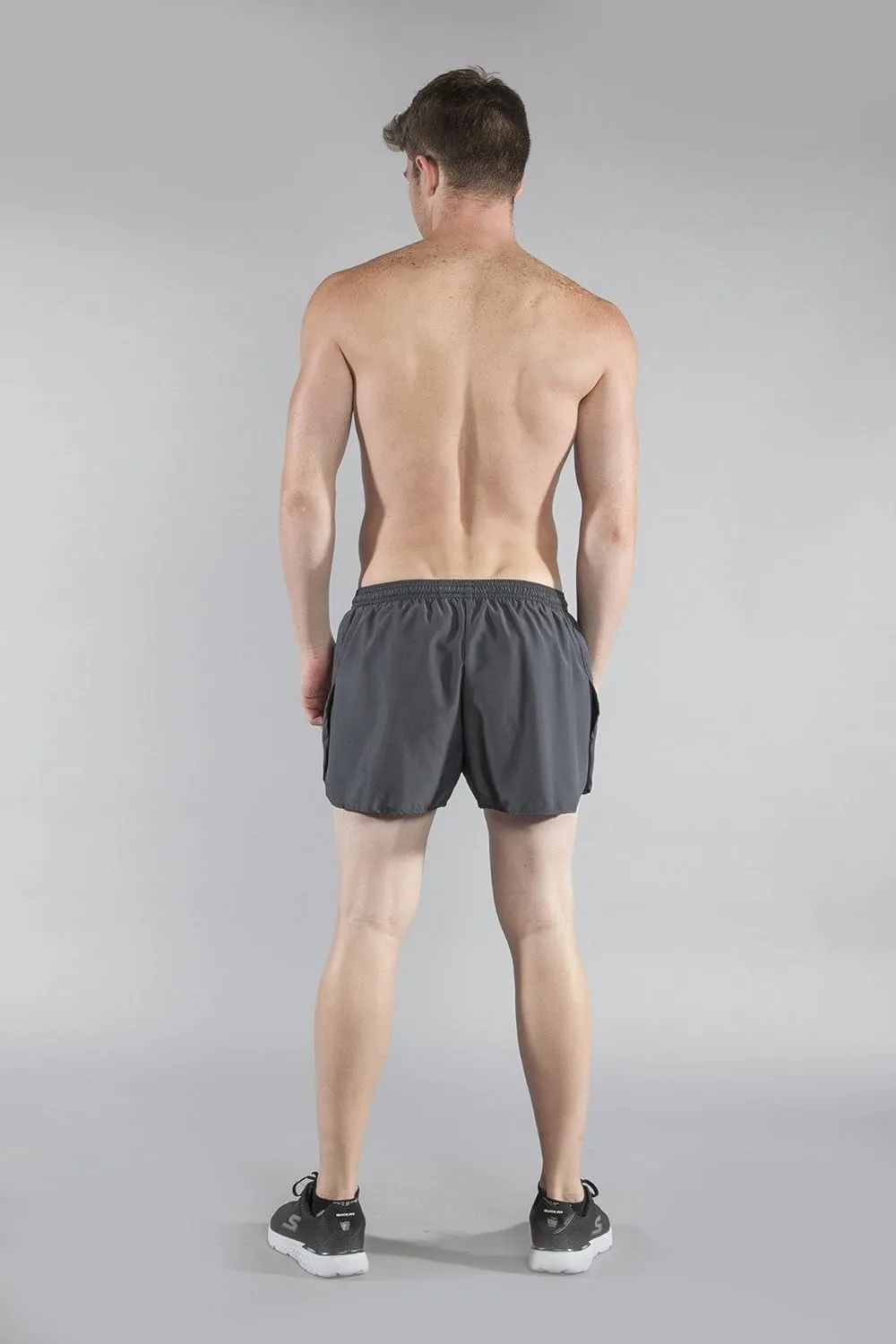 BOA Mens 3" Half Split Trainer Solid Running Short (1206B)