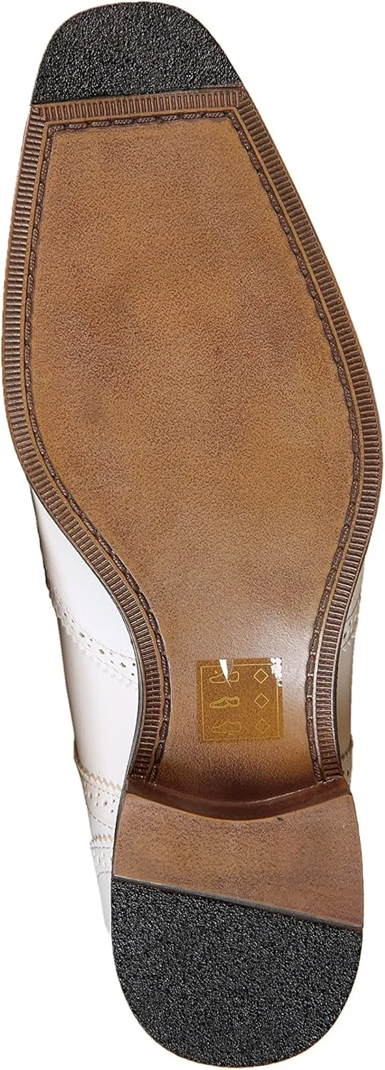 Bolano Elwyn, Men's Dress Shoes - Oxford & Wingtip - Spectator Two-Tone, Lace Up, Brogue Formal Shoes