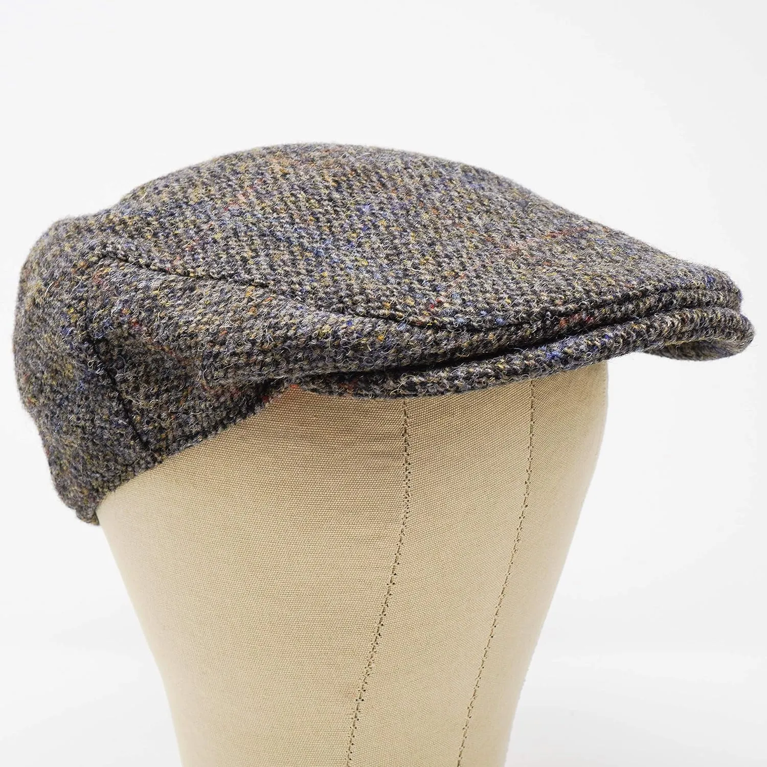 Borges & Scott Nevis Flat Cap - 100% Handwoven Wool – Harris Tweed – Water Resistant